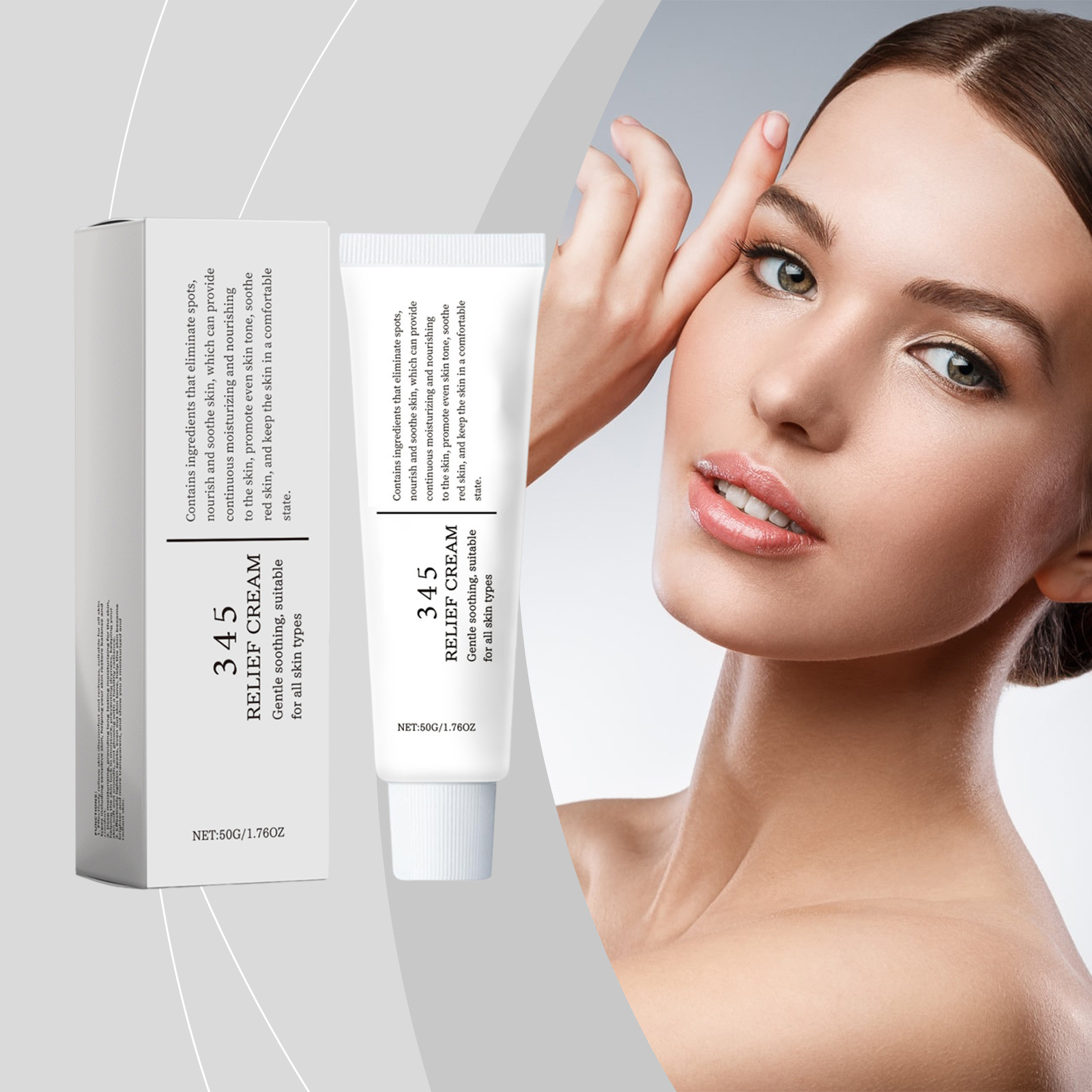 Skincare Glow Glowing - 345 creme de alívio hidratante anti-