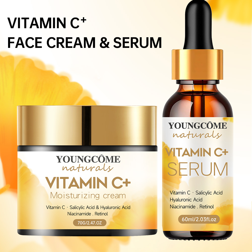 Skincare Glad2Glow - Creme facial com vitamina C e