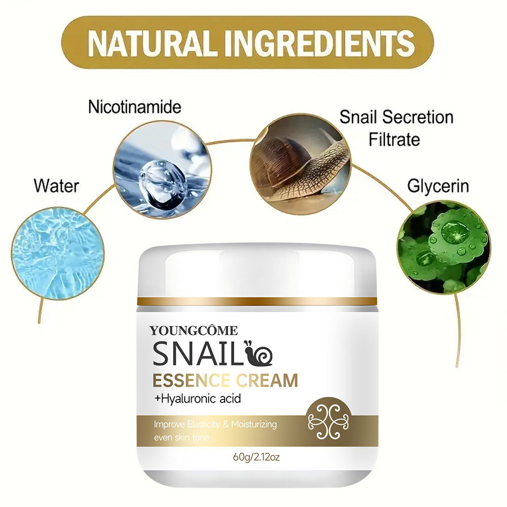 Creme de essência de caracol c - Skincare Glad2Glow avaliação e preço