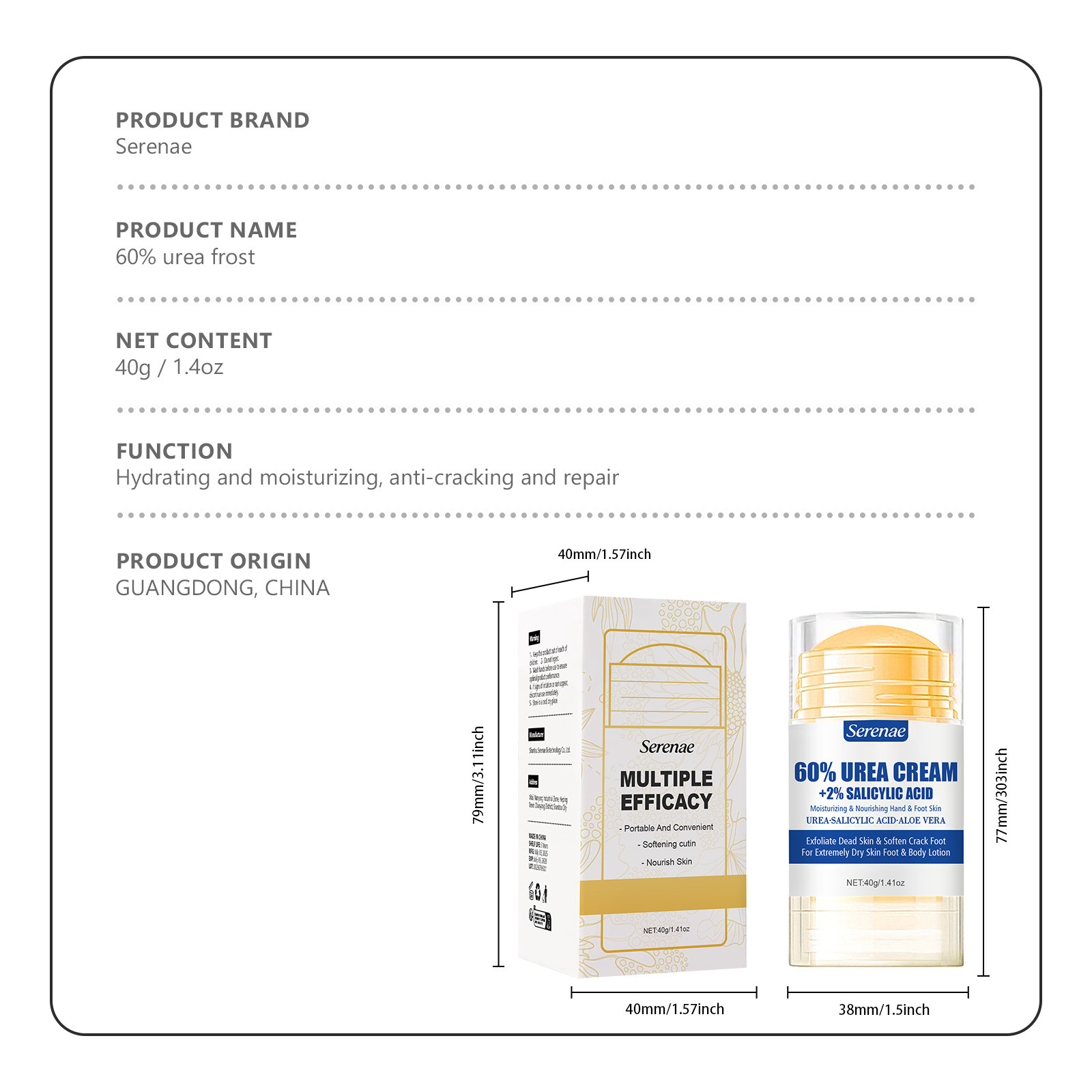 Creme para Pés com 60% de Urei - Urea Foot Cream avaliação e preço