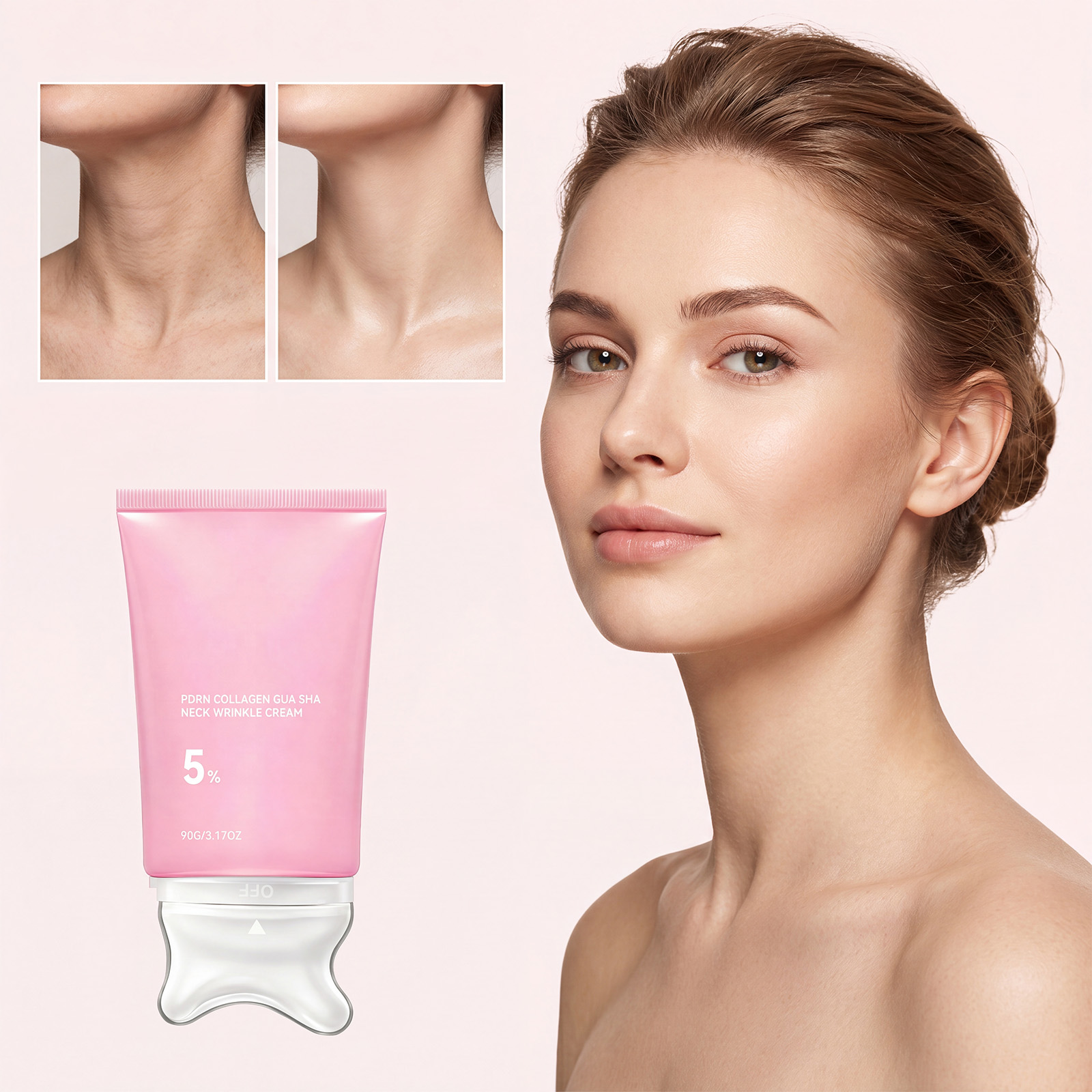 Creme de Colágeno para Pescoço - Skincare Glad2Glow avaliação e preço