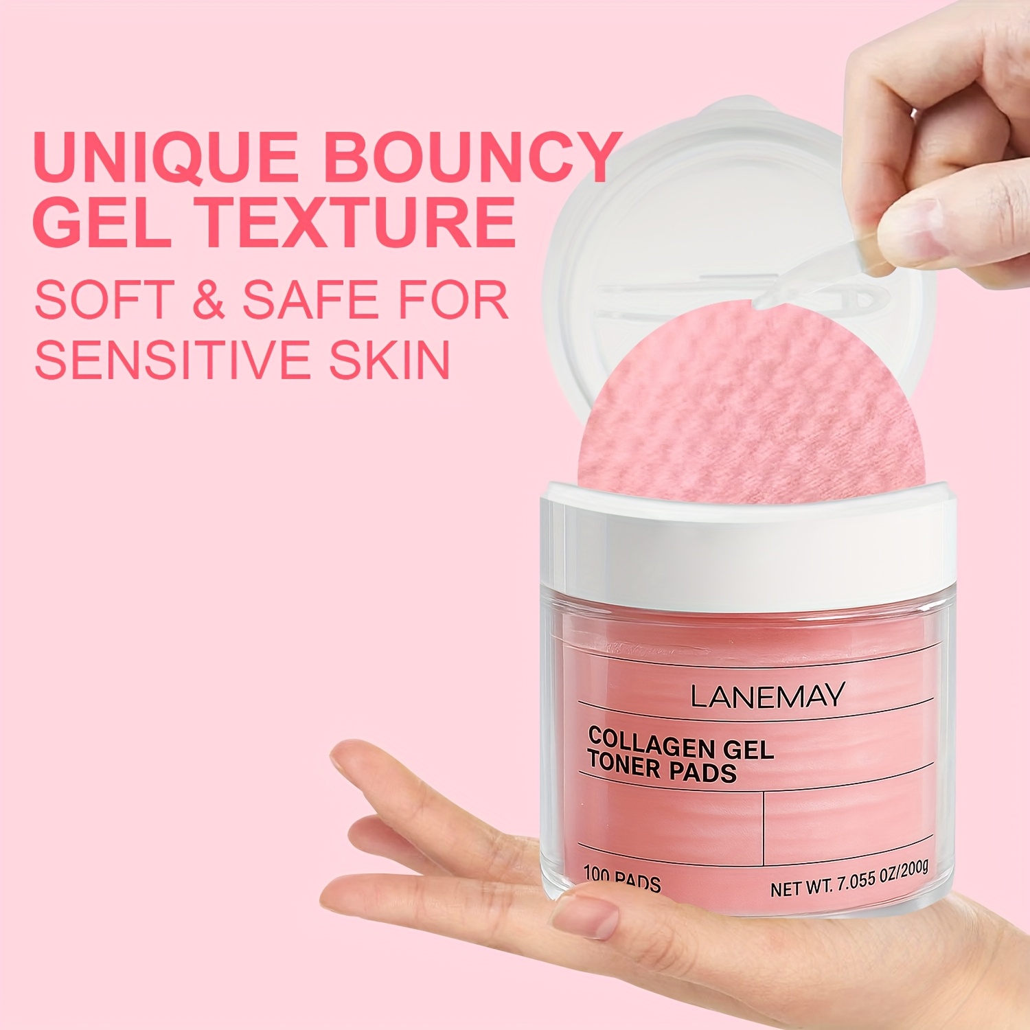 100 almofadas de toner de gel  - Skincare Glad2Glow avaliação e preço