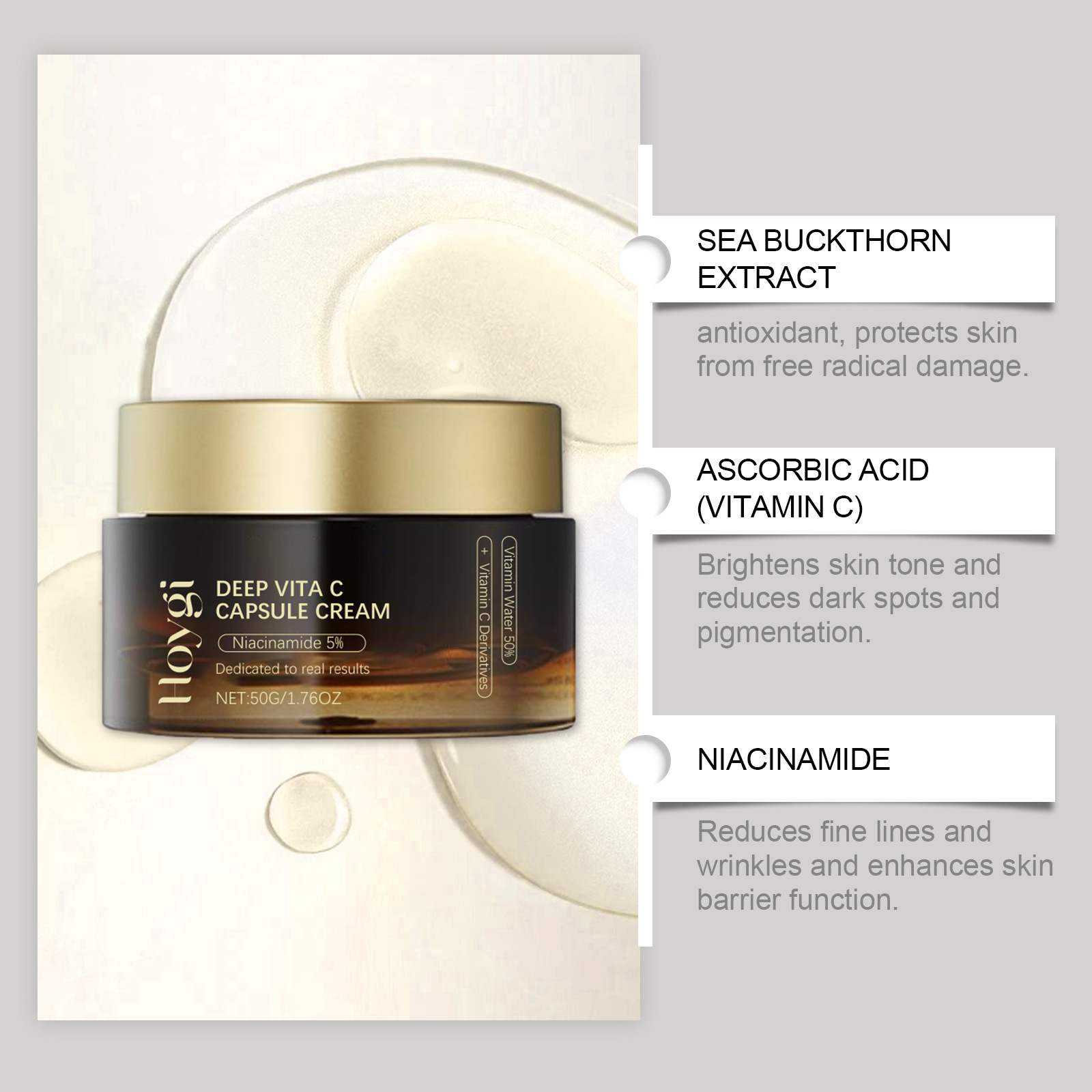 Niacinamida creme desbotamento - Skincare Niacinamide avaliação e preço